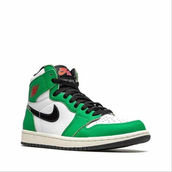 Jordan 1 Retro High Lucky Green (W) Sneakers - Picture 8 of 8
